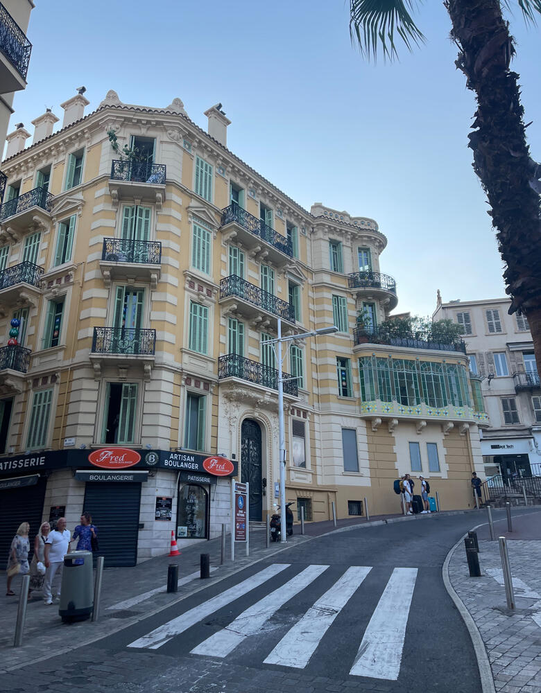 A building in Cannes, France - Travel the World for Under $1,000 a Year